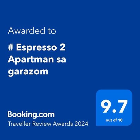 # Espresso 2 Apartman Sa Garazom Sremska Mitrovica Ngoại thất bức ảnh